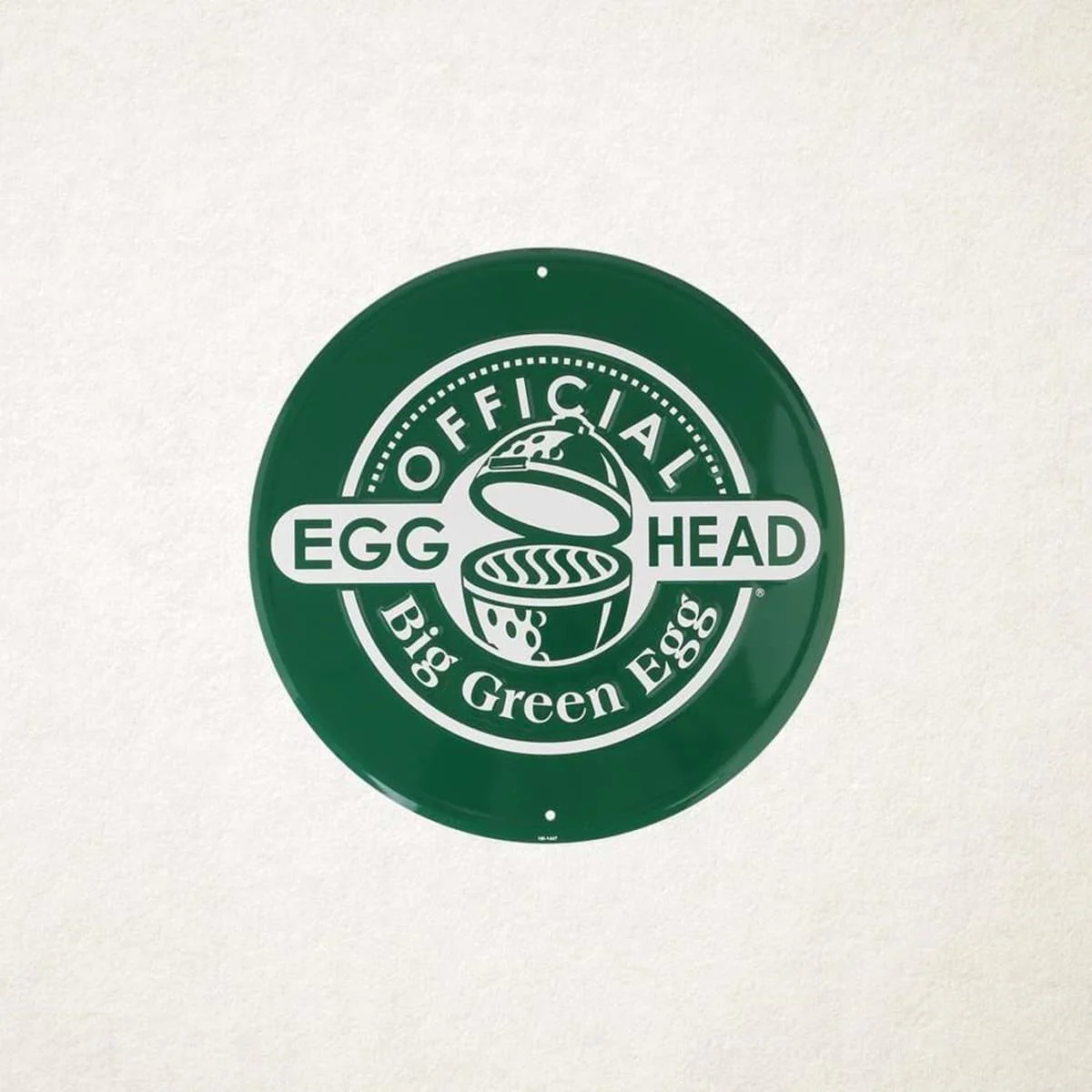 Big Green Egg Round Green Sign – Diameter 30 cm