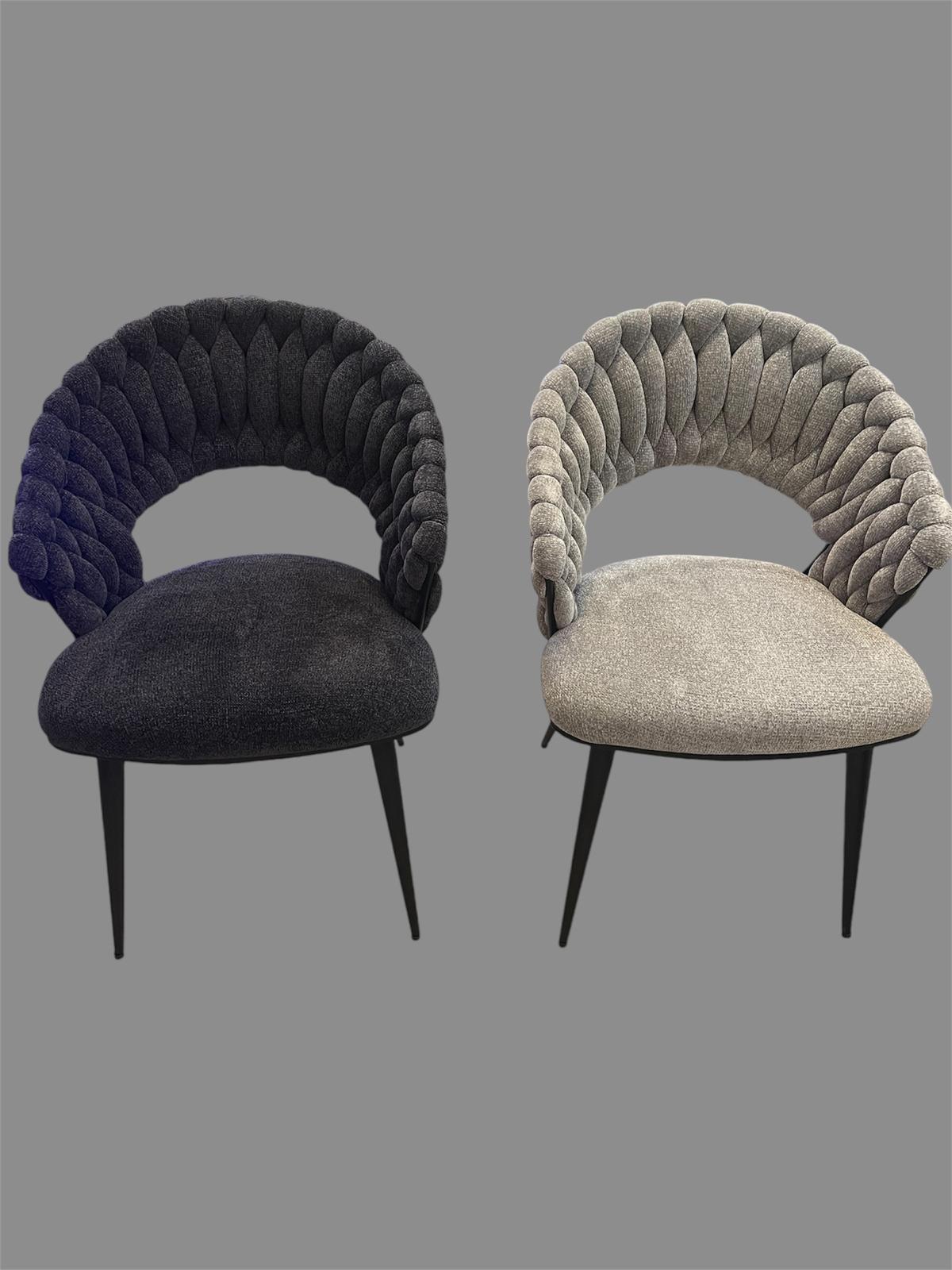 Design Wave stoel eetkamerstoelen antraciet