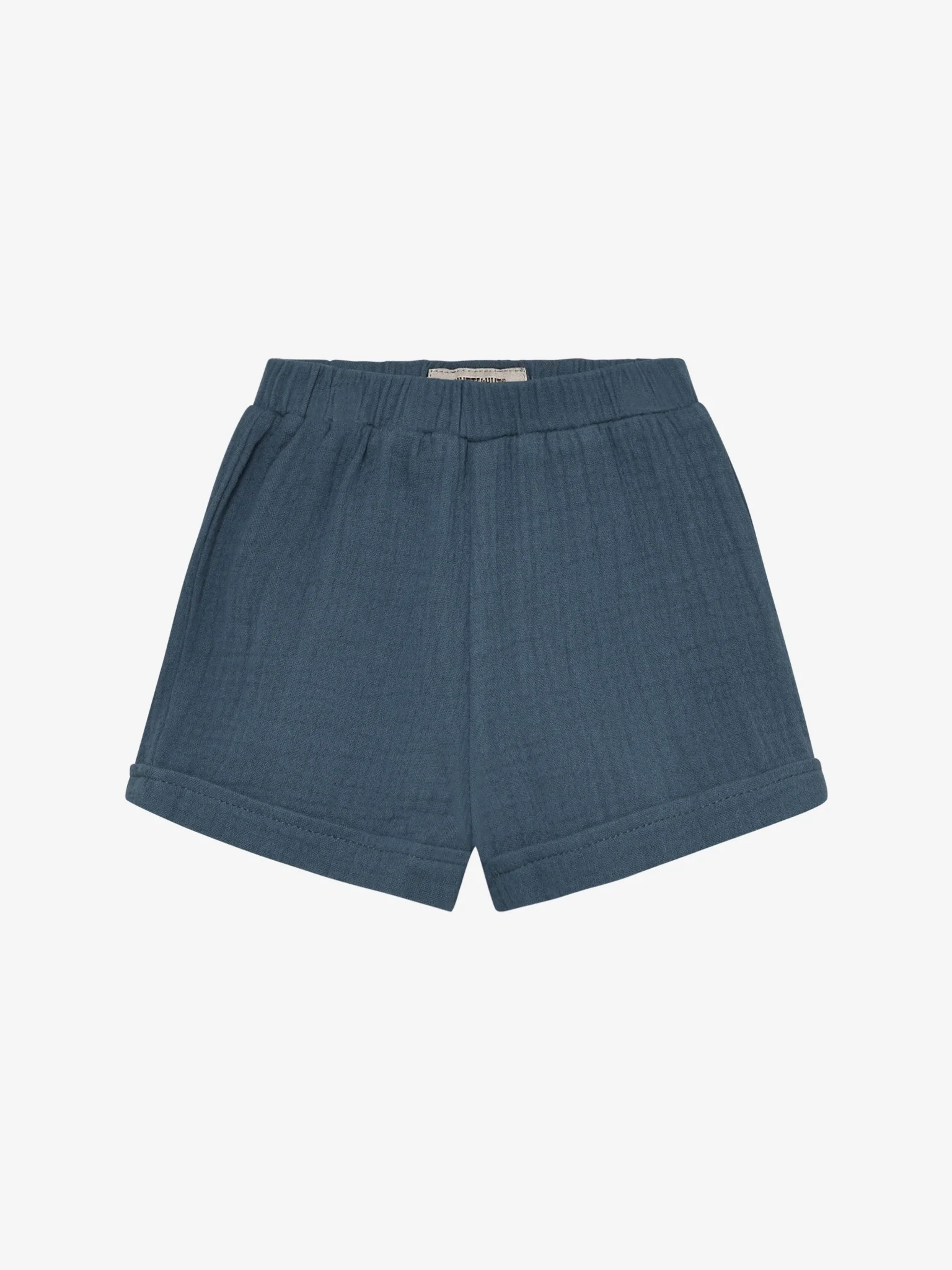 Kort broekje – Katoen mousseline – Baby Muslin Shorts – Bering Sea – Huttelihut