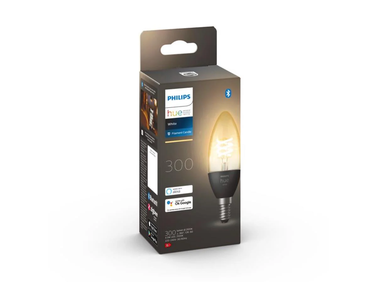 Philips Hue White Filament Kaarslamp E14 4,5W