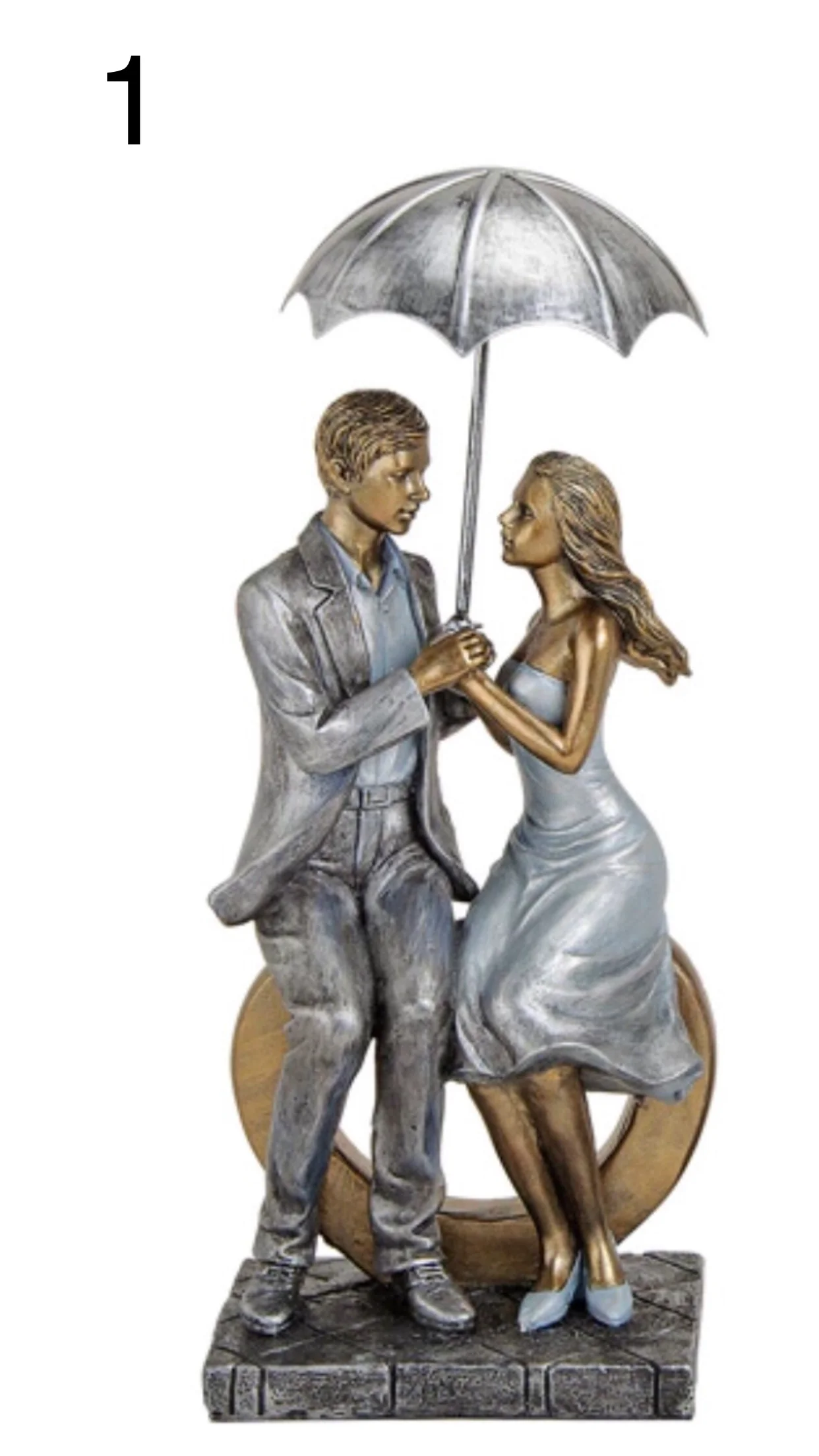 Decoratieve figuren met schild poly nummer 1