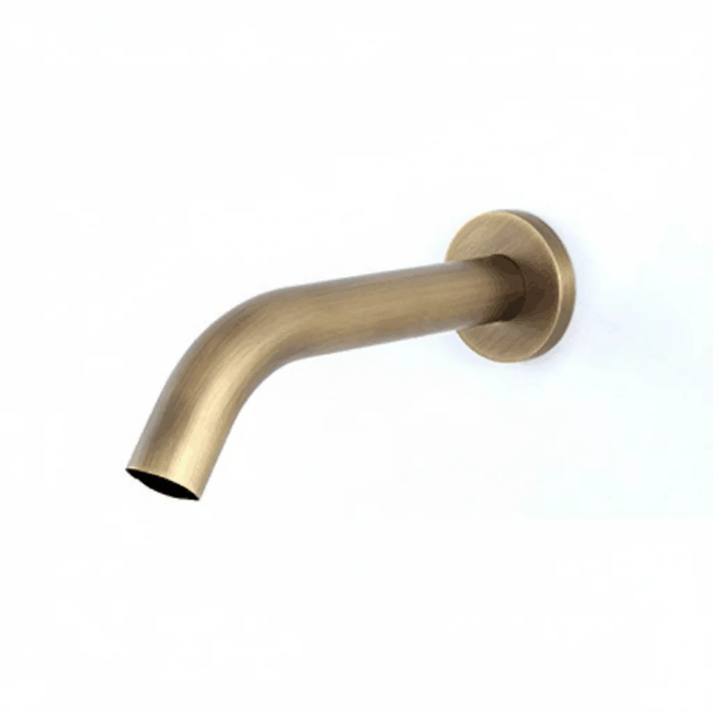 Sensomatica Pesaro bronskleurige sensorkraan kort model 130 MM