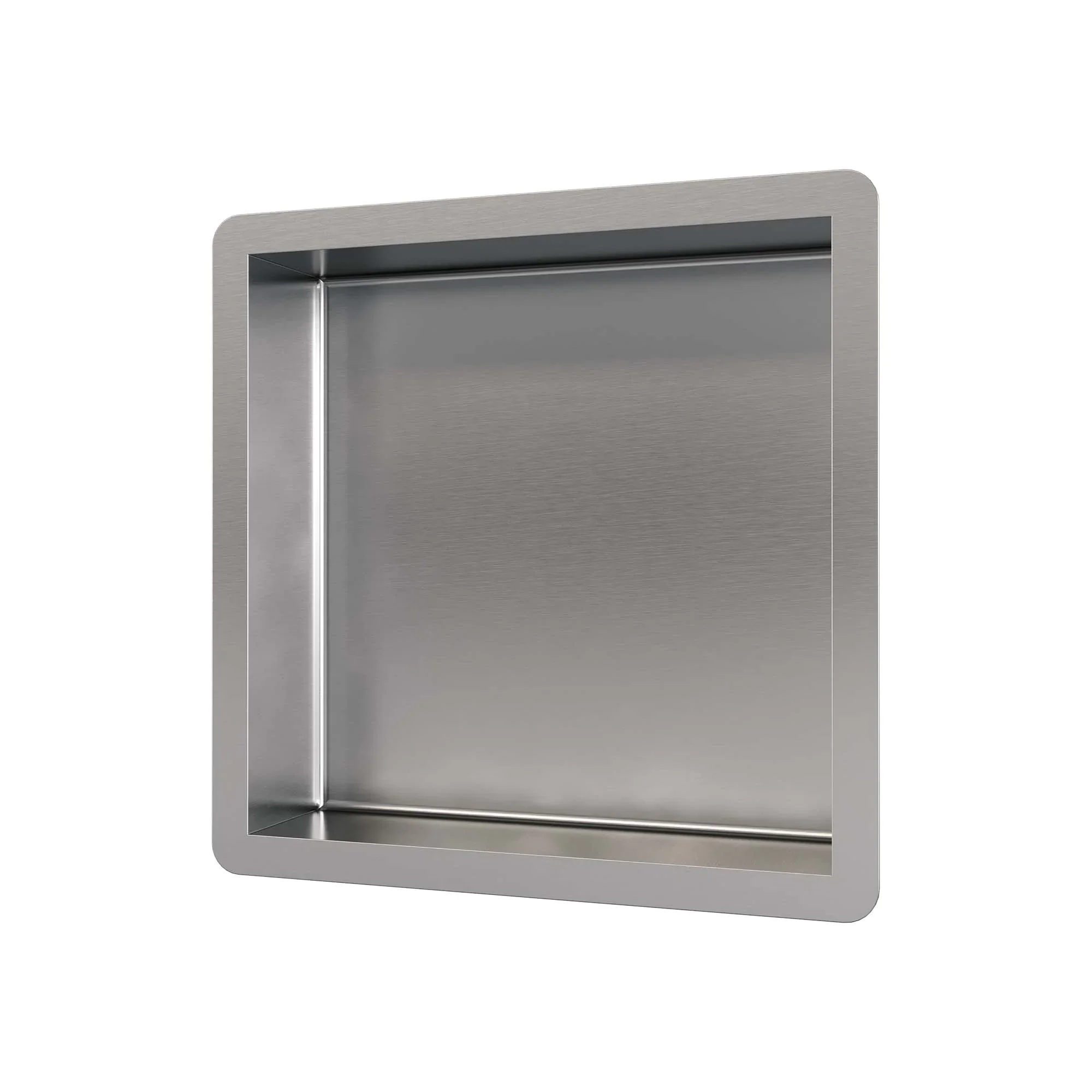 BRAUER Inbouwnis 300×300 mm RVS geborsteld