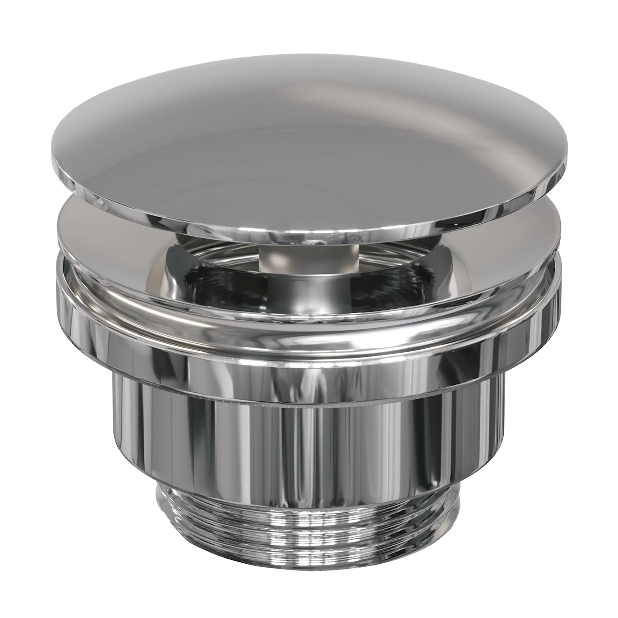 Brauer Afvoerplug Chrome Edition altijd open plug – chroom