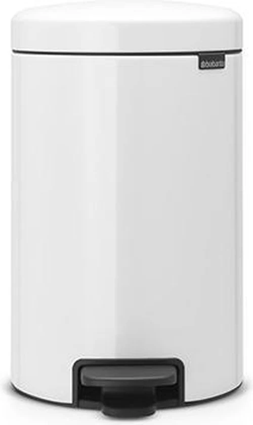 Brabantia NewIcon Pedaalemmer Wit – 20 Liter