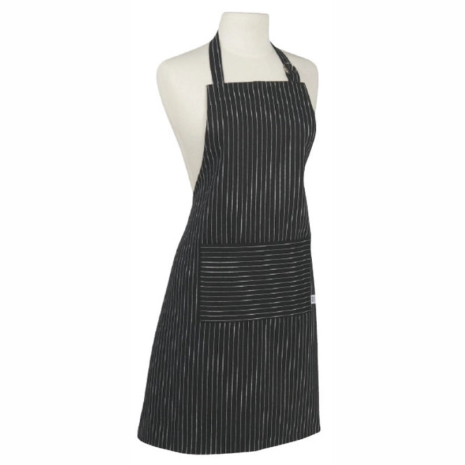La Cucina Schort – Pinstripe Black, Verstelbaar, 82 cm