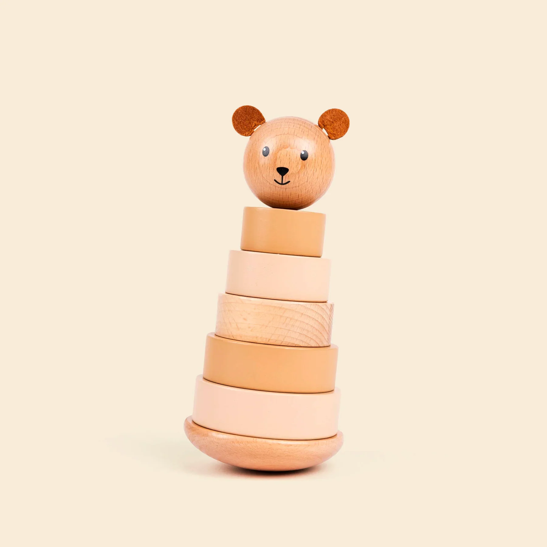 Marcel the Bear stapeltoren – Houten stapelspeelgoed – Egmont Toys