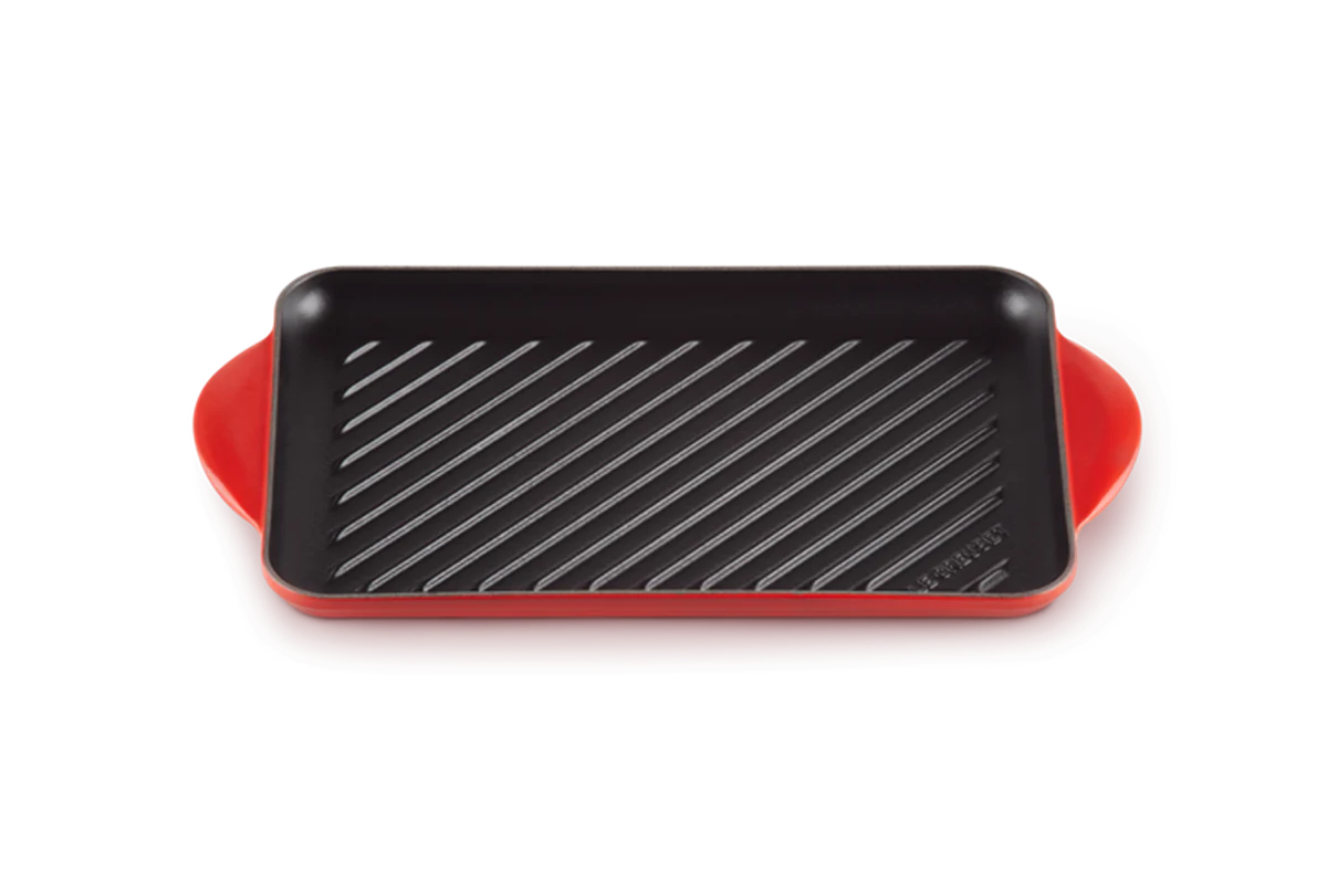 Le Creuset Grillplaat 32 cm – Rood gietijzer