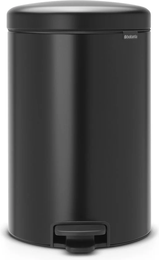 Brabantia NewIcon Pedaalemmer 20L – Matt Black