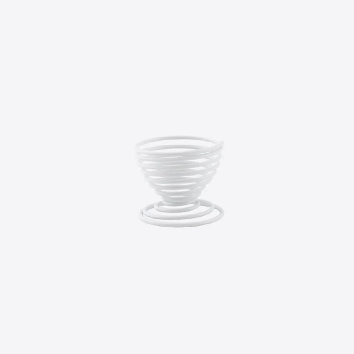 Point-Virgule Wire Eierdop – Wit Metaaldraad