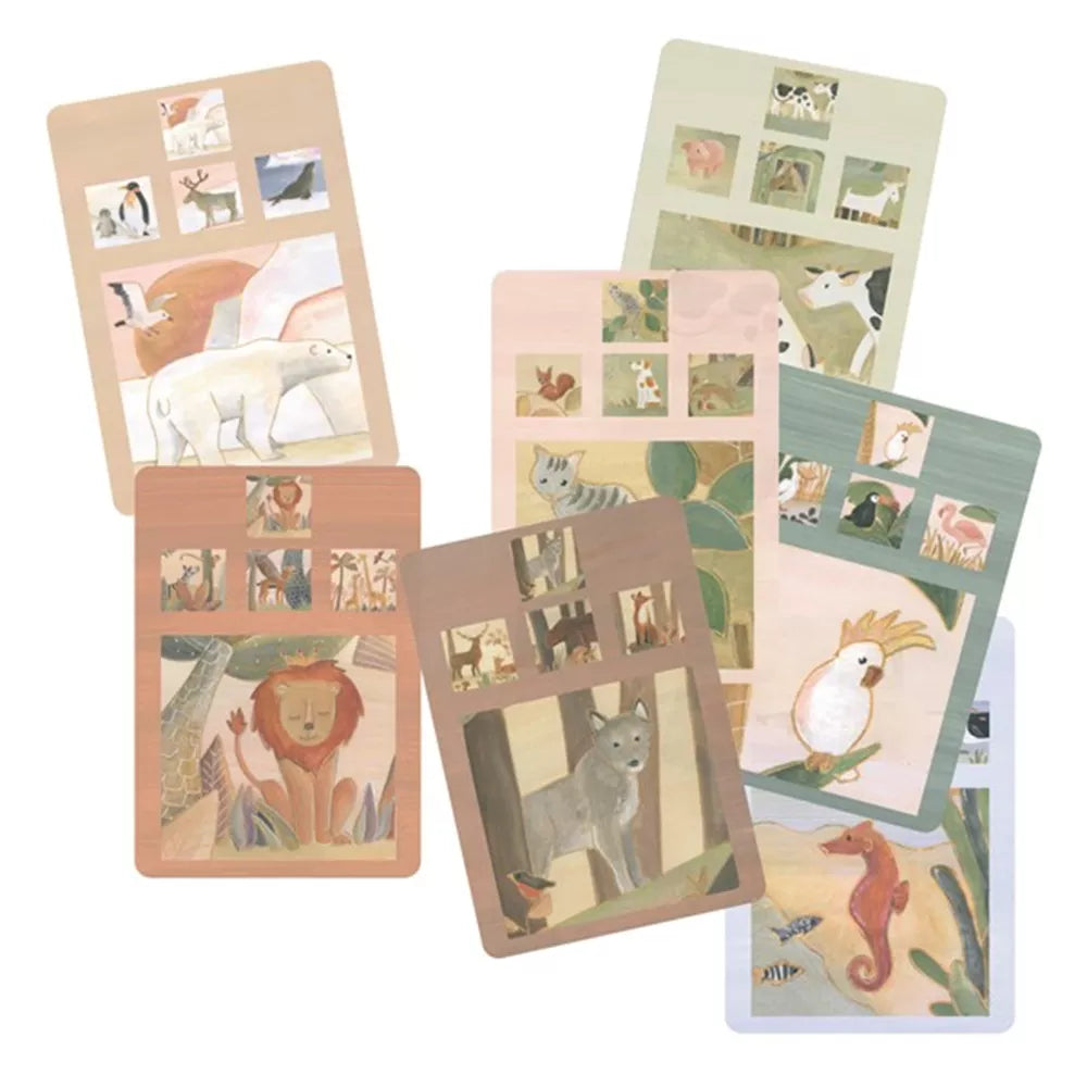 Familie Kwartet Dieren – FSC karton – 3+ jaar – Egmont Toys