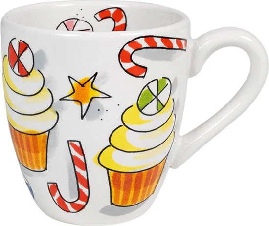 Blond Amsterdam Christmas Mini Mug Cupcake 0,2 L Keramiek
