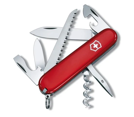 Victorinox SwissArmy Camper Zakmes Rood – 13 functies