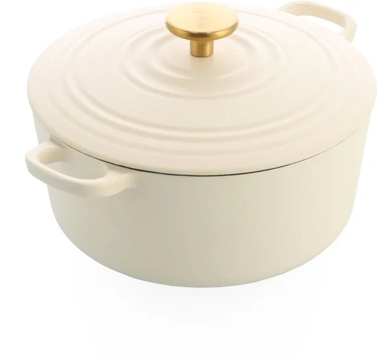 BK Bourgogne Braadpan 24 cm – Cream White