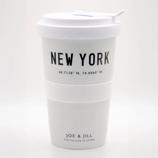 Joe&Jill Coffee to Go Mok 330 ml – New York Wit