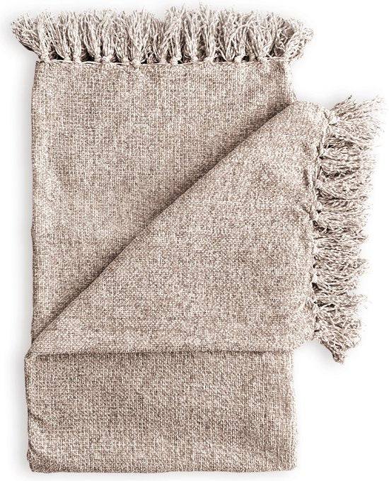 ZoHome Ciniglia Plaid 140×200 cm – Sandy Beige