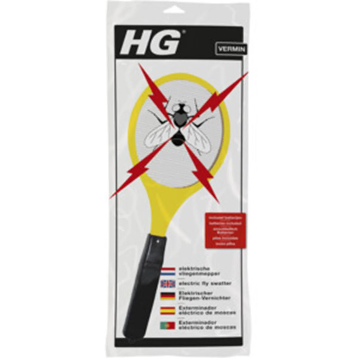 HGX Elektrische Vliegenmepper – 1 stuk