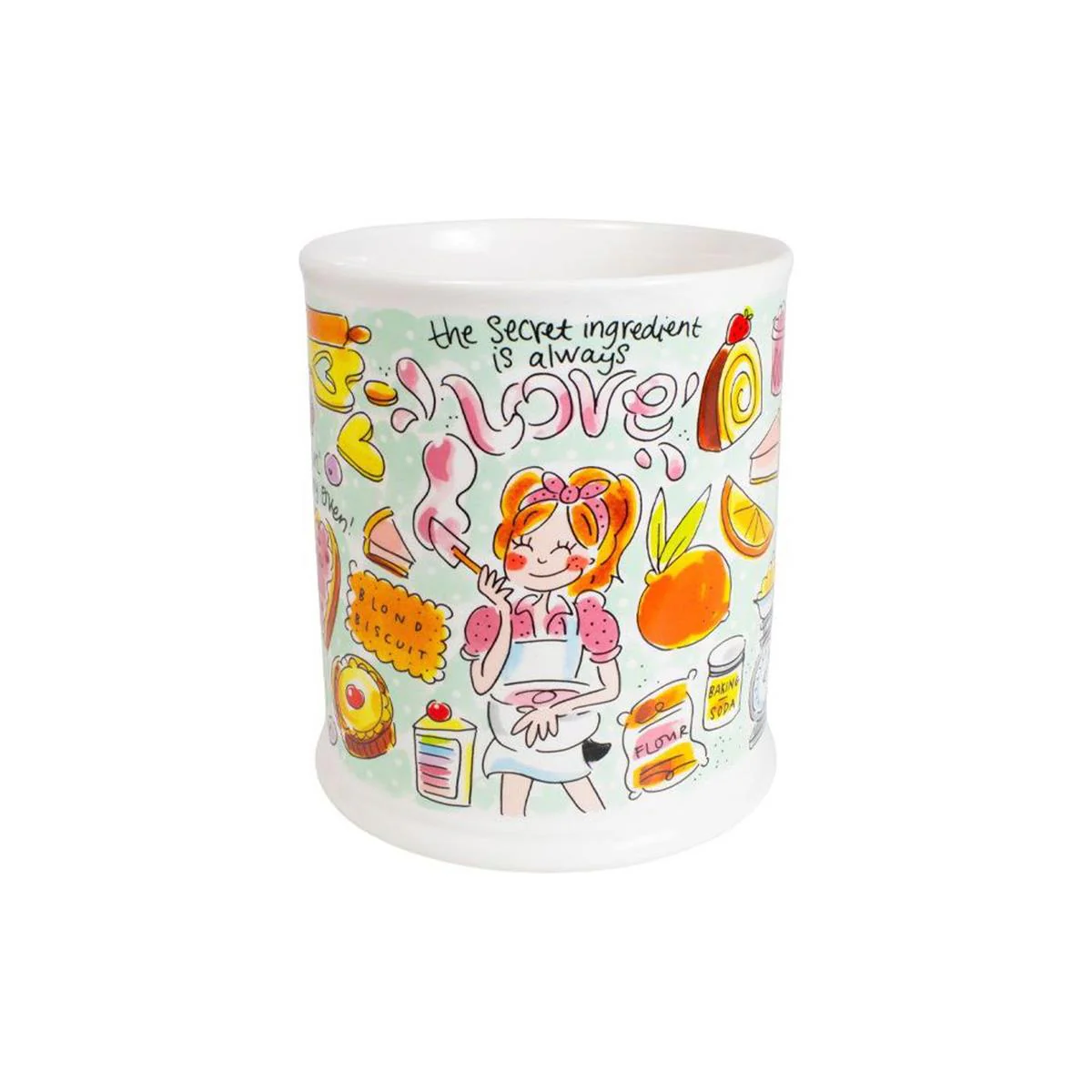 Blond Amsterdam Even Bijkletesen Pollepelpot Mintgroen 16 cm