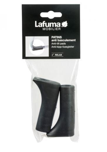 Lafuma Pootdoppen Futura Relaxstoel – Deep Grey / Zwart
