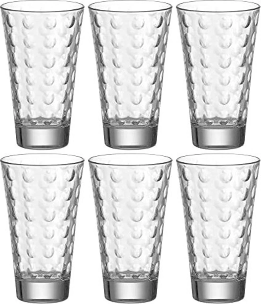 Leonardo Optic longdrinkglas 300 ml – set van 6