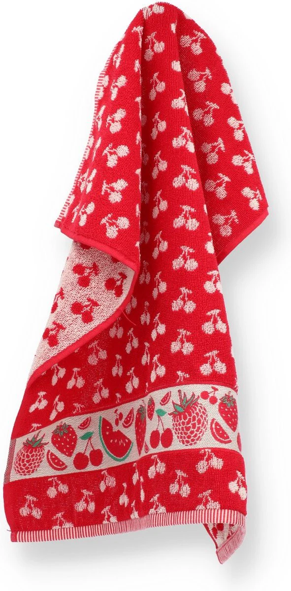 Bunzlau Castle Keukendoek Fruit Rood 60×53 cm