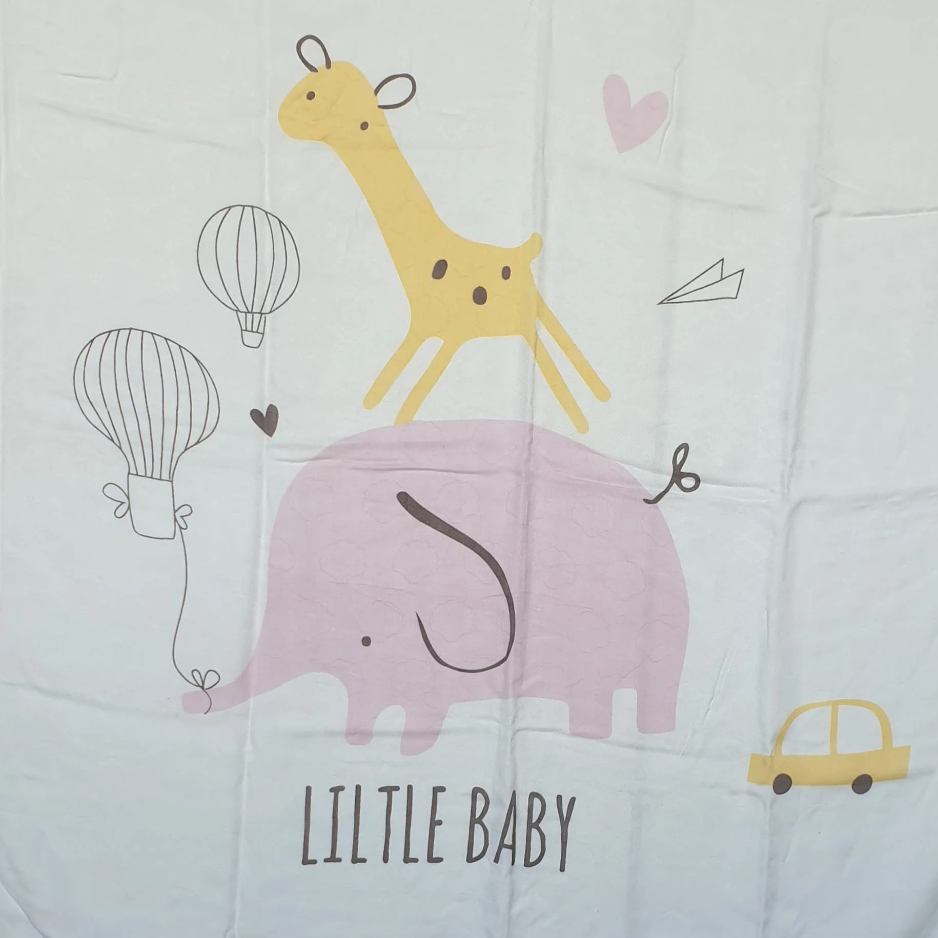 Hydrofiele Doek met Print (90×90 cm) ‘Little Baby’