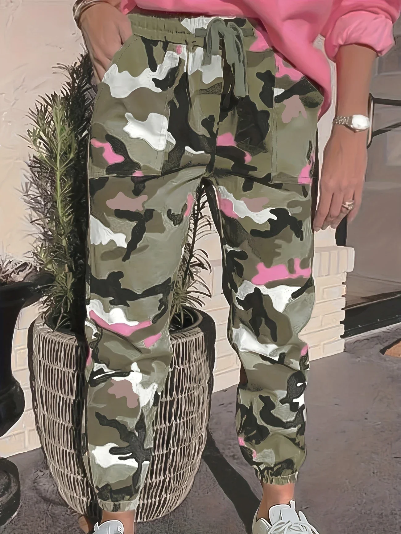Camouflage broek voor Dames