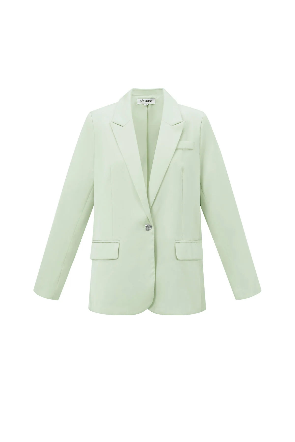 Satin look blazer deel van een set