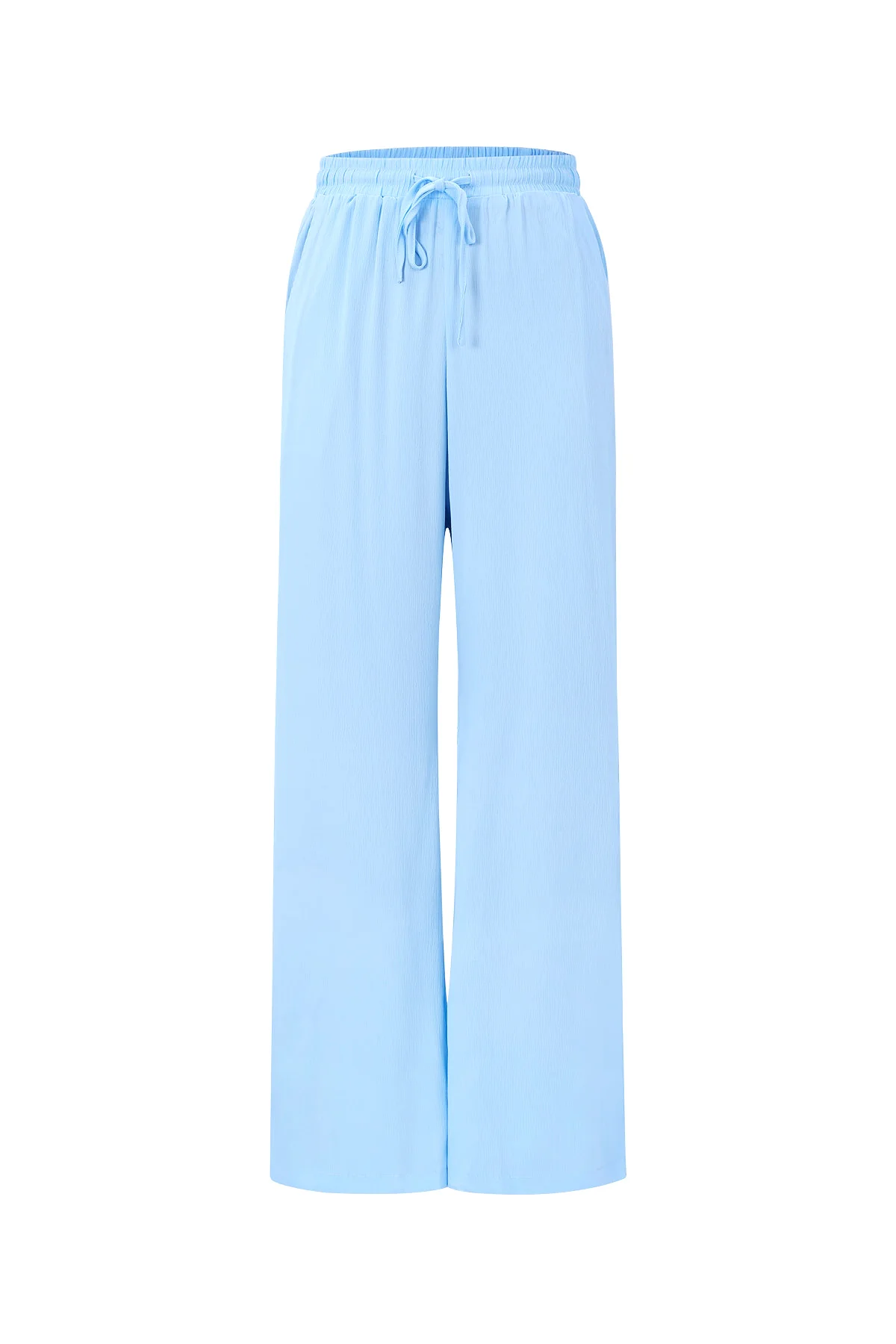 Geweven Polyester Vrouwen Rechte Broeken Casual Solide Kleur Lente/Zomer