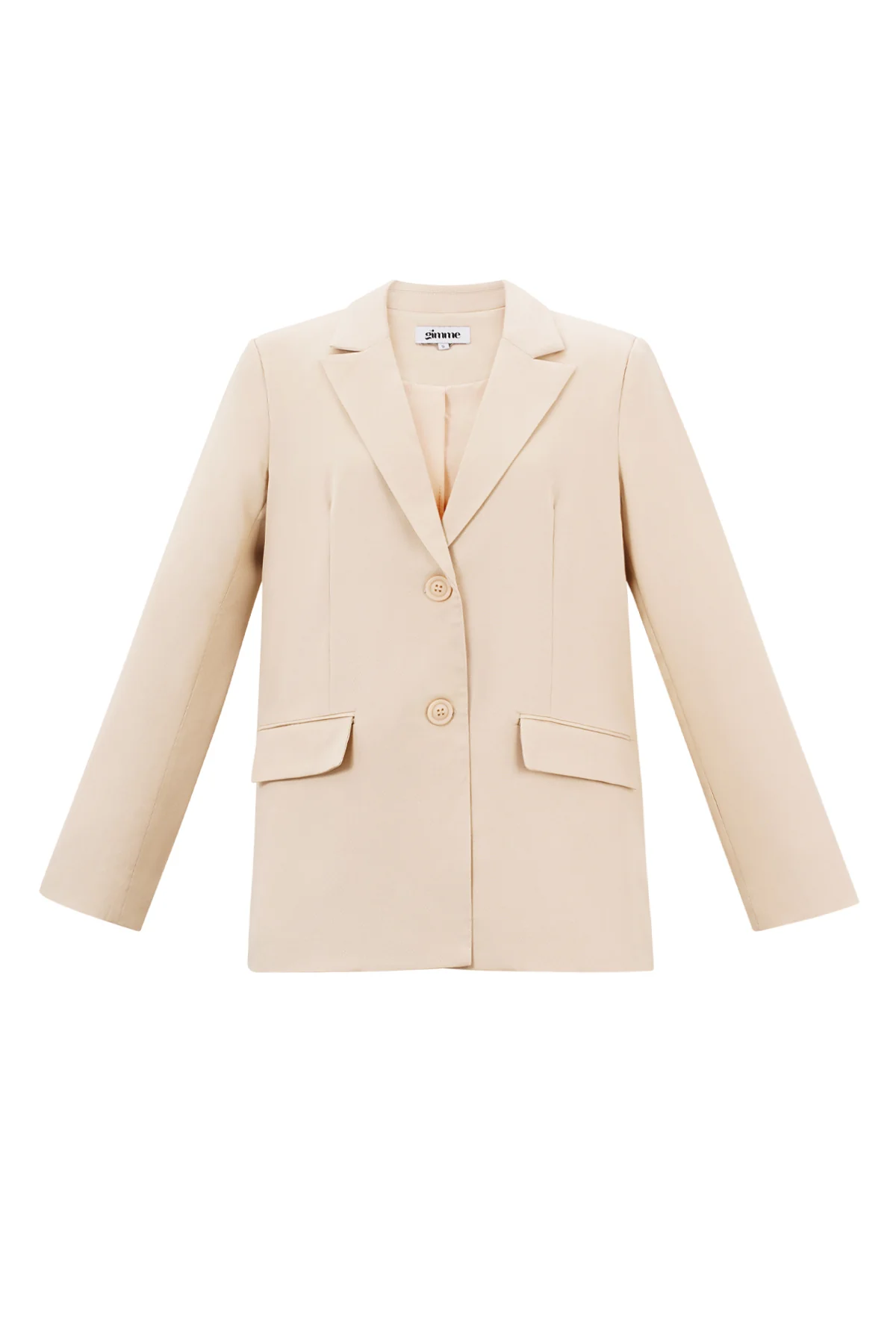 Polyester Vrouwen Suit Set Gesneden Boog Detail