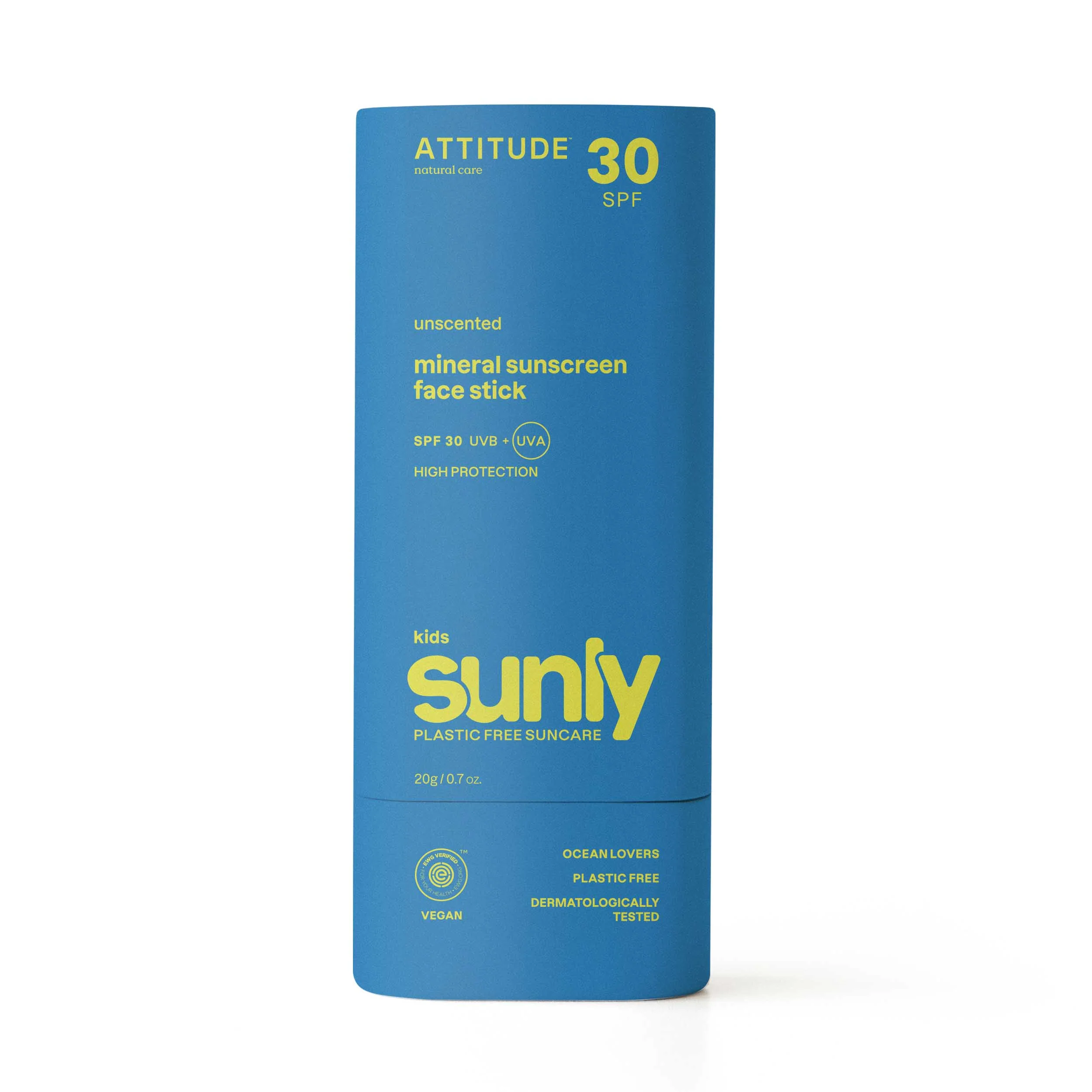 Minerale Zonnebrandcrème Gezicht Stick SPF30 – Baby & Kids