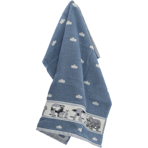 Bunzlau Castle Keukendoek Sheep – Grey Blue