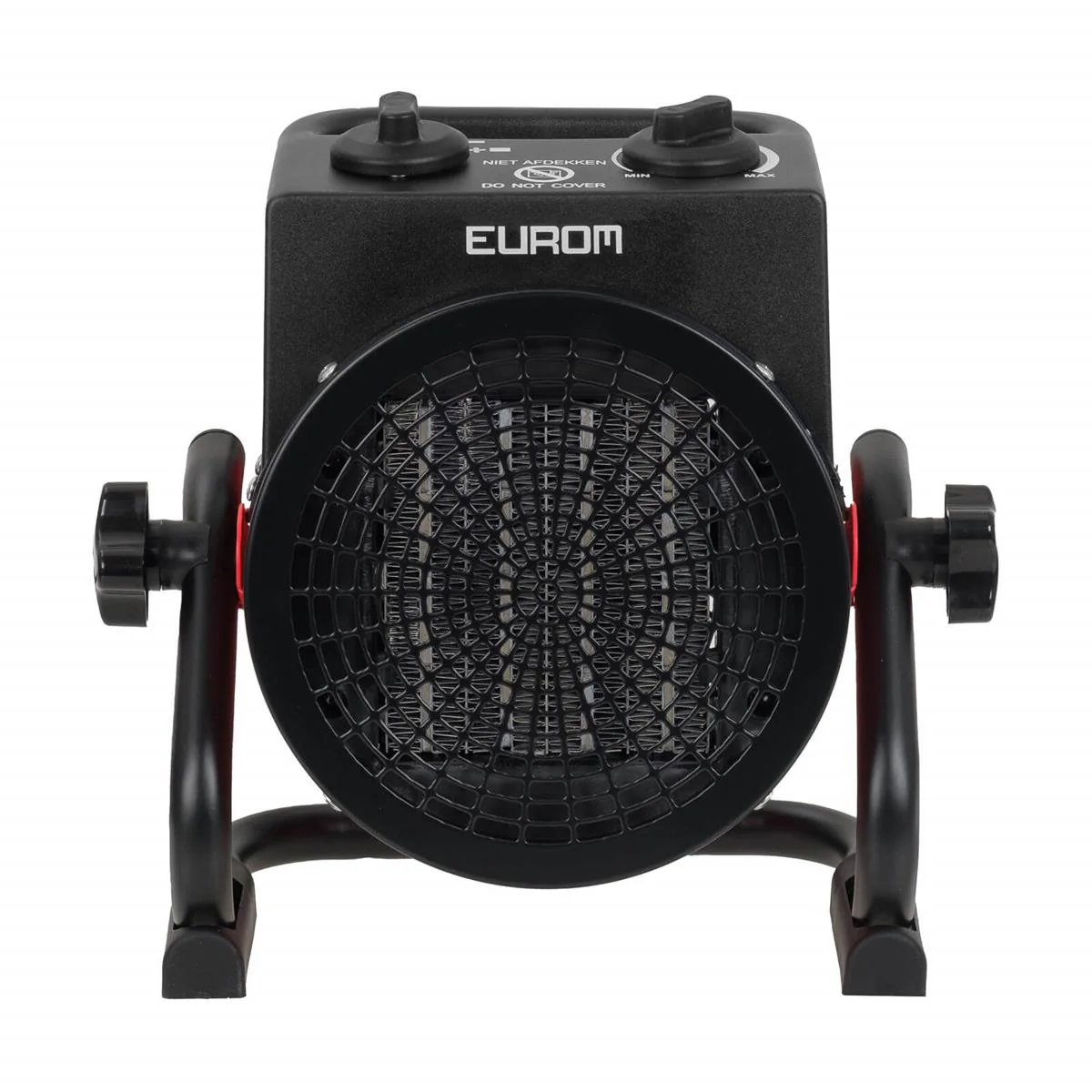 EUROM EK2K Round werkplaatskachel 2000W zwart