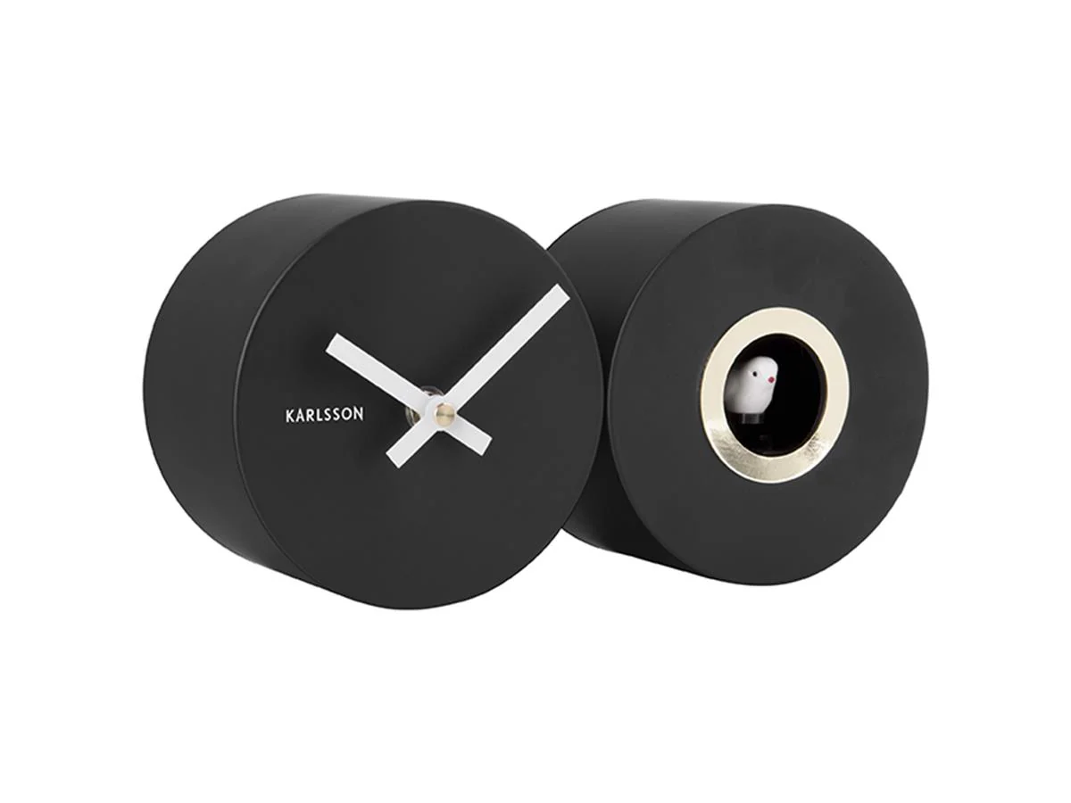 Karlsson Duo Cuckoo Wandklok – Matt Zwart