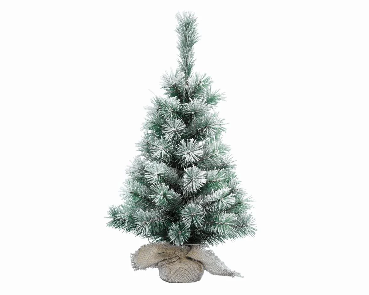 Kerstboom Vancouver snowy voor binnen – wit/groen – 50x90cm