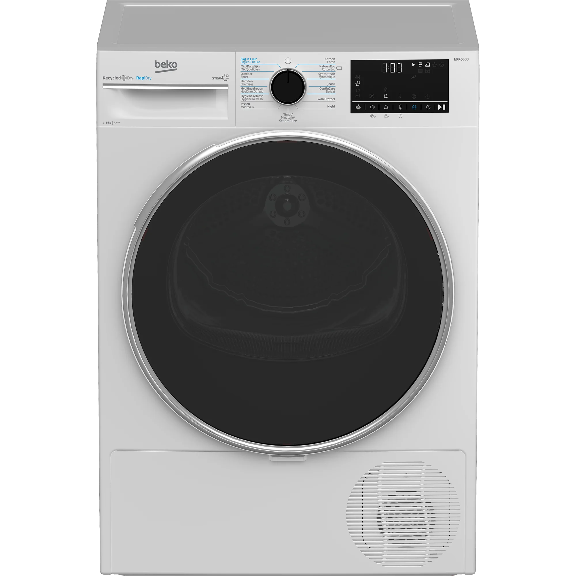 Beko B5T68247C0 – Warmptepompdroger – 8 Kg – Wit