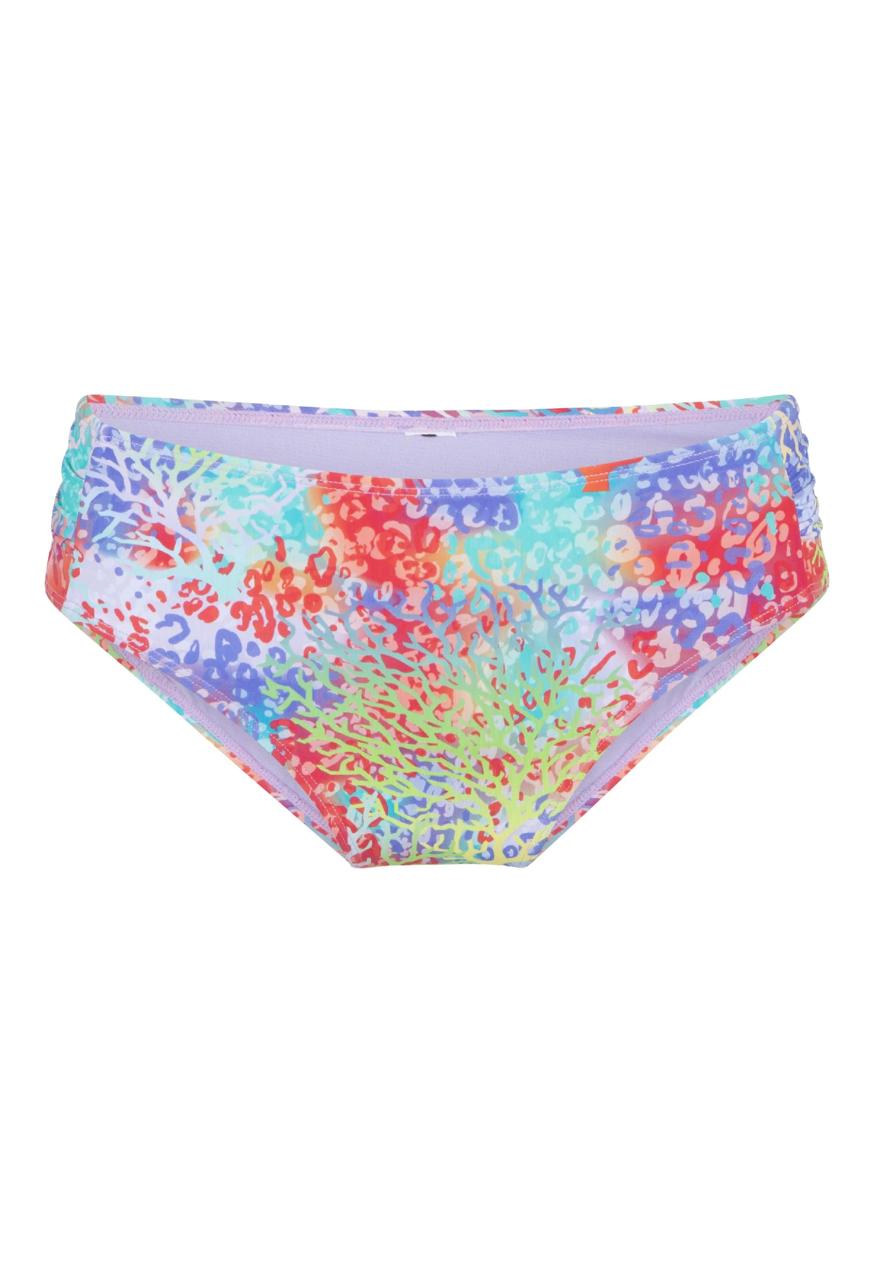 Coral Leopard Bikini Short