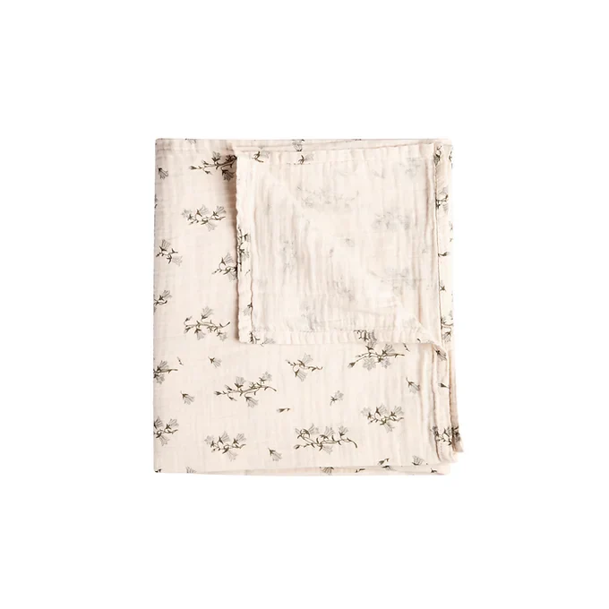 Garbo&Friends – Muslin Swaddle Blanket – Blue Bell – Hydrofiele doek XL
