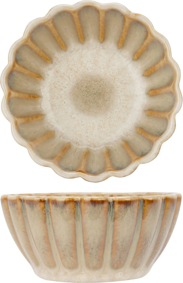 Cosy&Trendy Astera Pearl Aperoschaaltje – Wit, Ø7,5xH3,4 cm