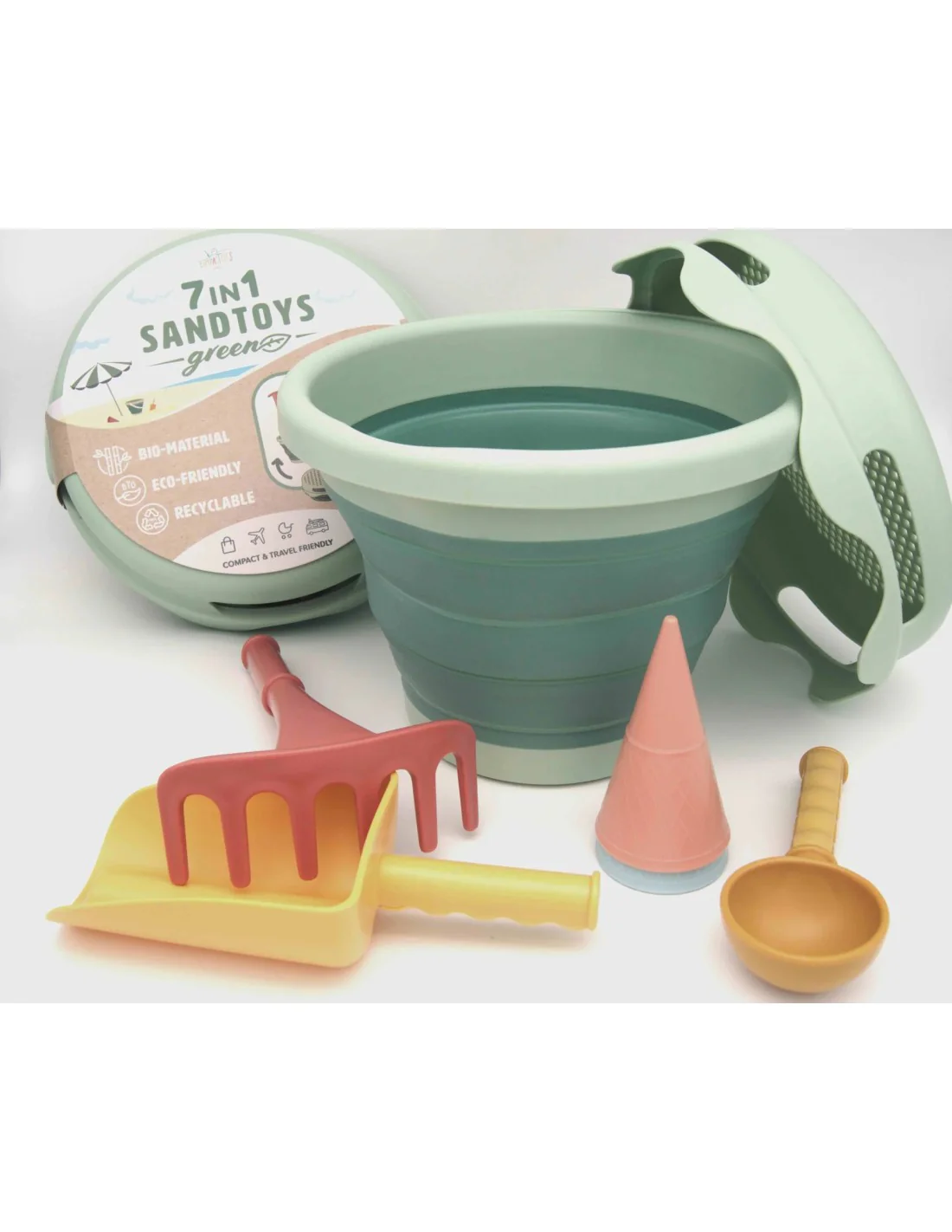 7 in 1 ECO Strandset – Groen