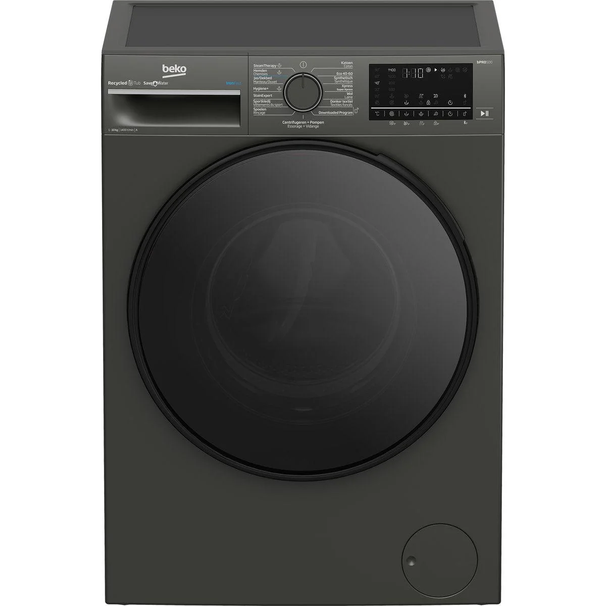 Beko B5WT5104111M – Wasmachine – RecycledTub™ – 10 Kg – Zwart