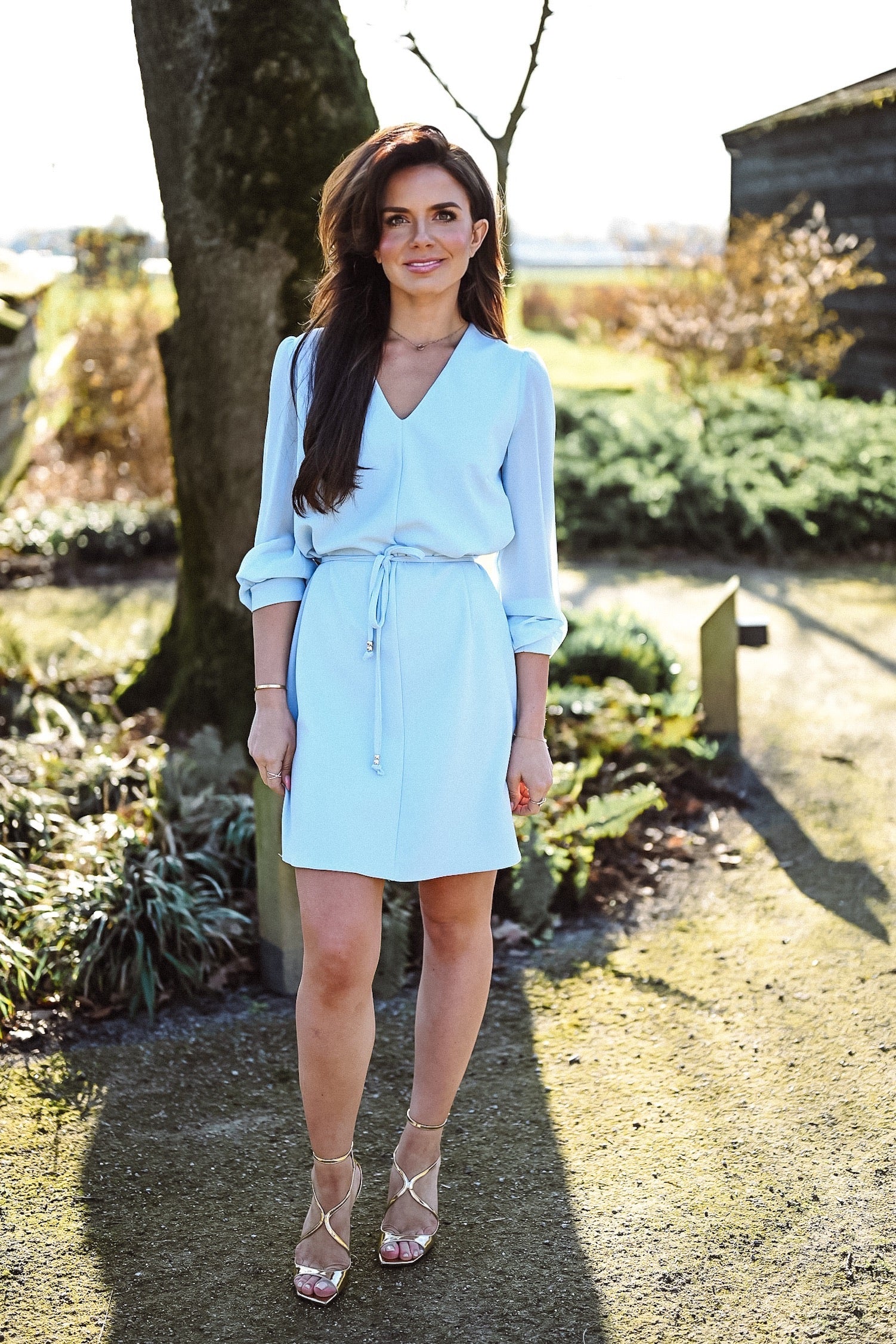 ANIQUE JURK LIGHT BLUE