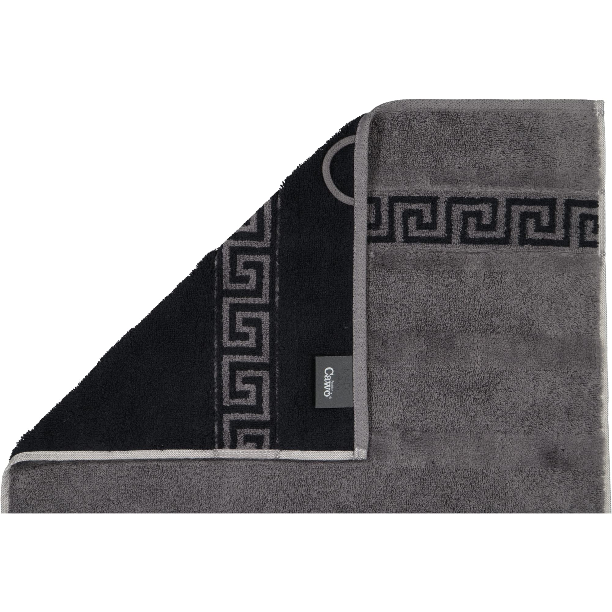 Cawo Gastendoek Noblesse Duo 30×50 cm Antraciet