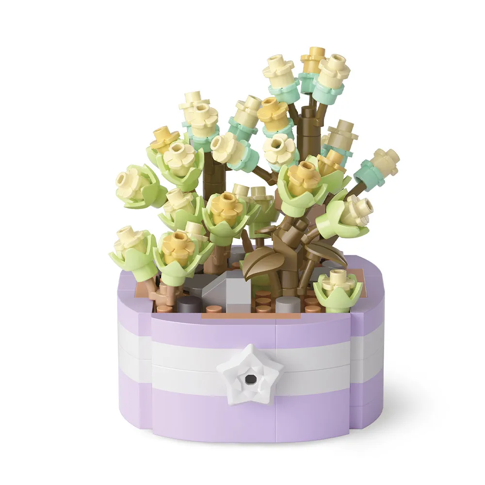 Mini Brick Garden – Gele Bloemen