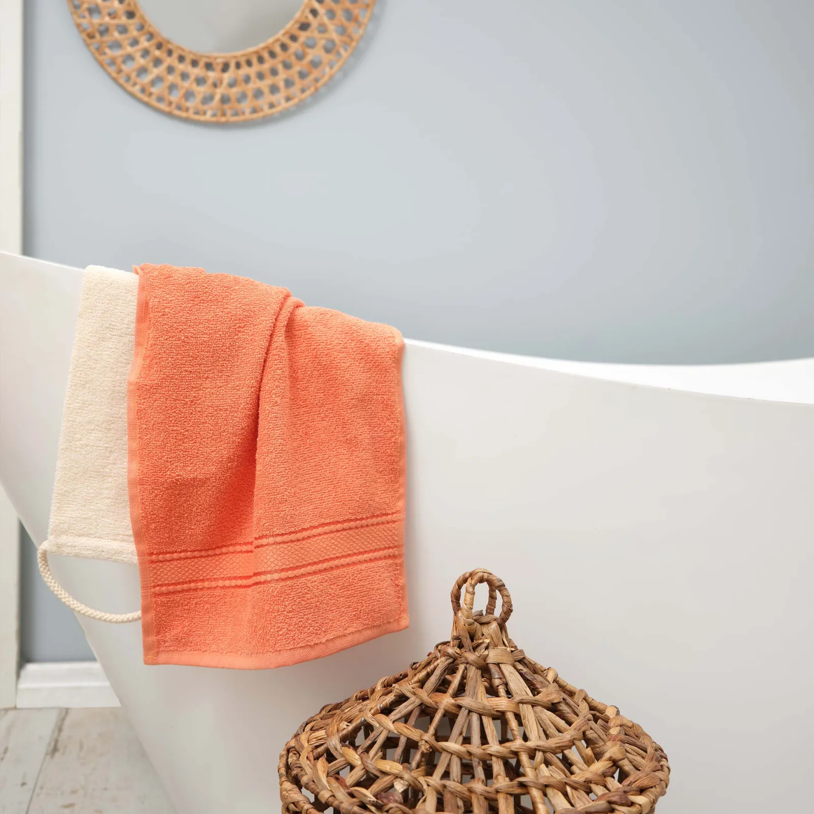 Karaca Home Daily Soft Licht Zalm 100% Katoenen Handdoek 30×50 cm