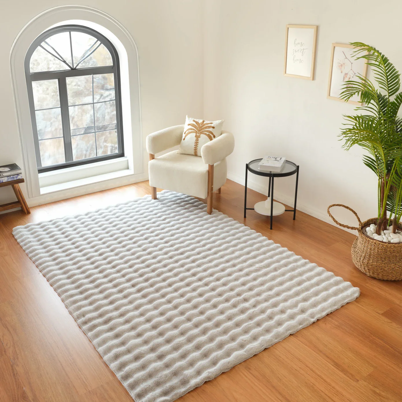 Kashmir Tapijt 7/24 Cosy Premium Bubble Lichtgrijs 120×180 cm