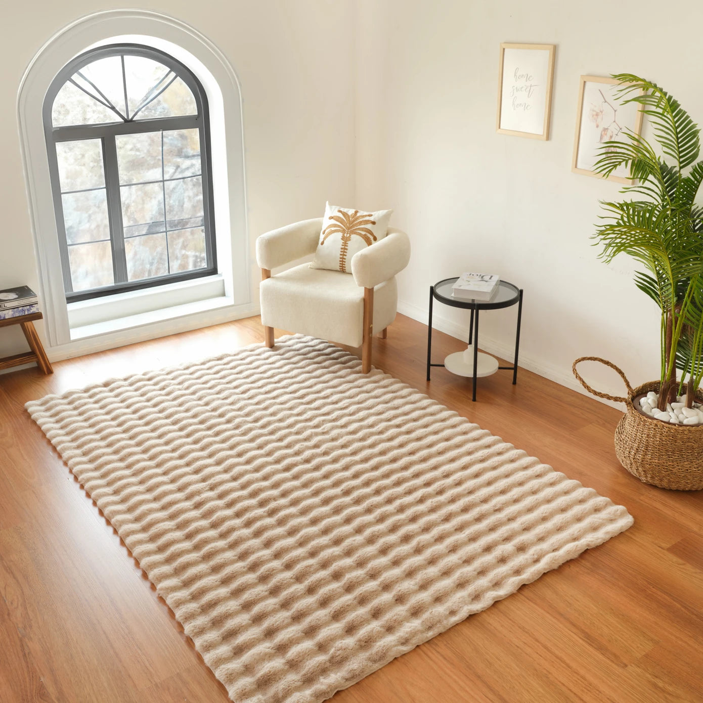 Kashmir Tapijt 7/24 Cosy Premium Bubble Beige 120×180 cm