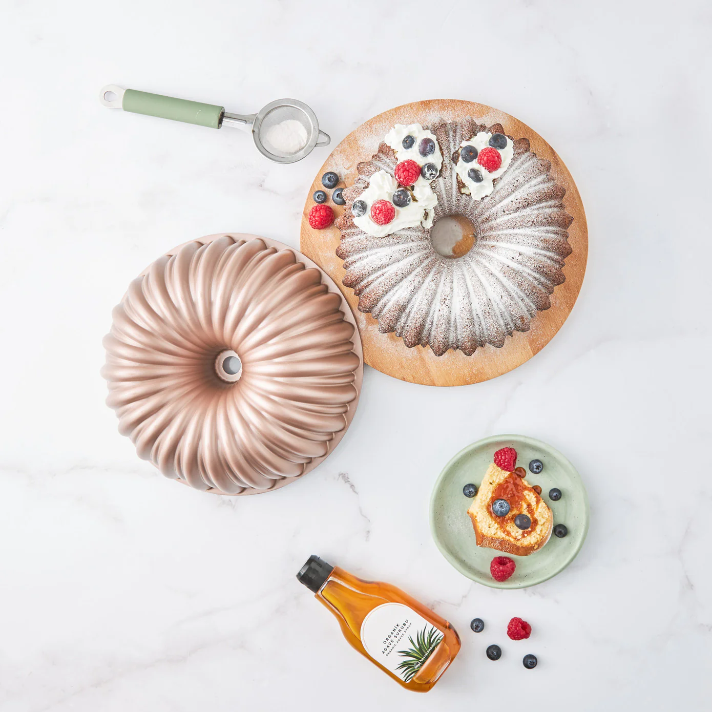 Karaca Cake Pro Gietaluminium Cakevorm met Segmenten Roségoud