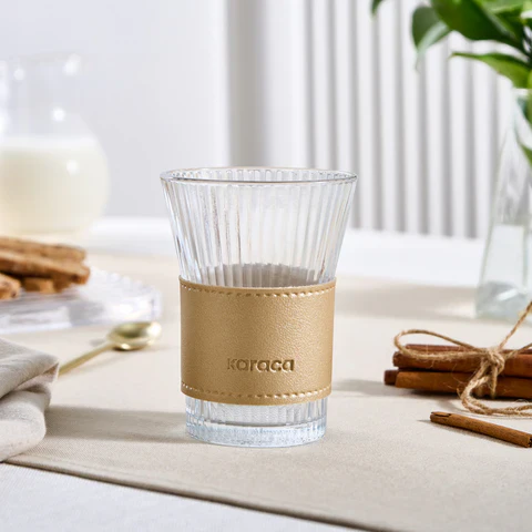Karaca Leder Cool Touch Latteglas 210 ml Goud