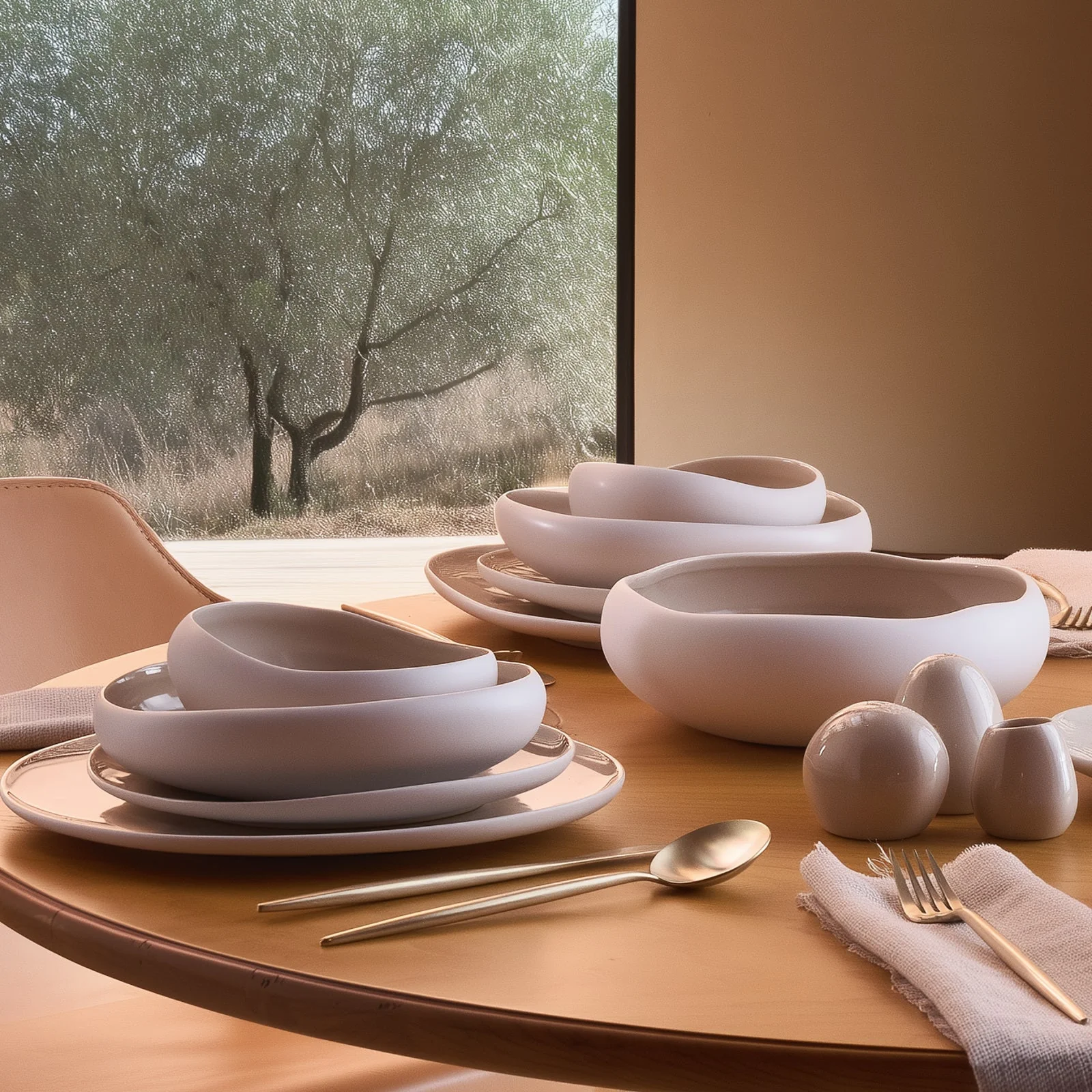 Karaca Earth Collection Cupid 55-delig Set 12 Personen Servies - Afbeelding 3